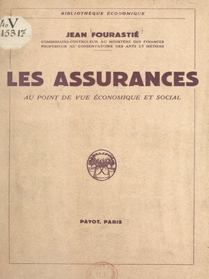 cover image of Les assurances